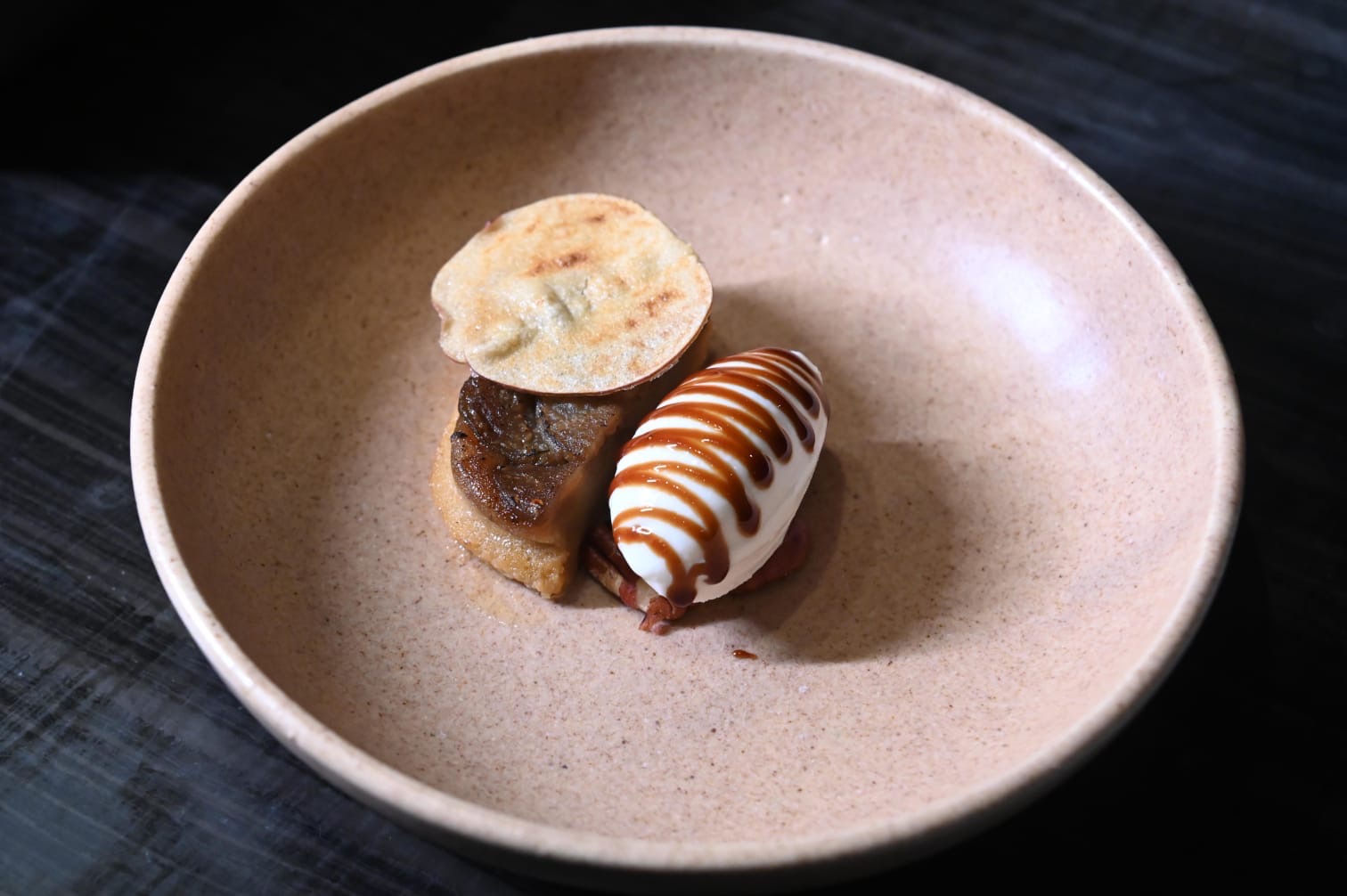 Plated dessert